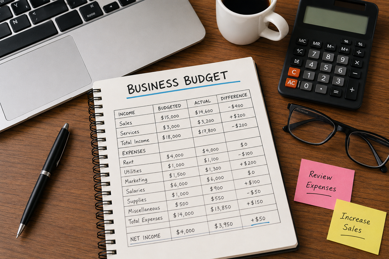 How to Create a Business Budget